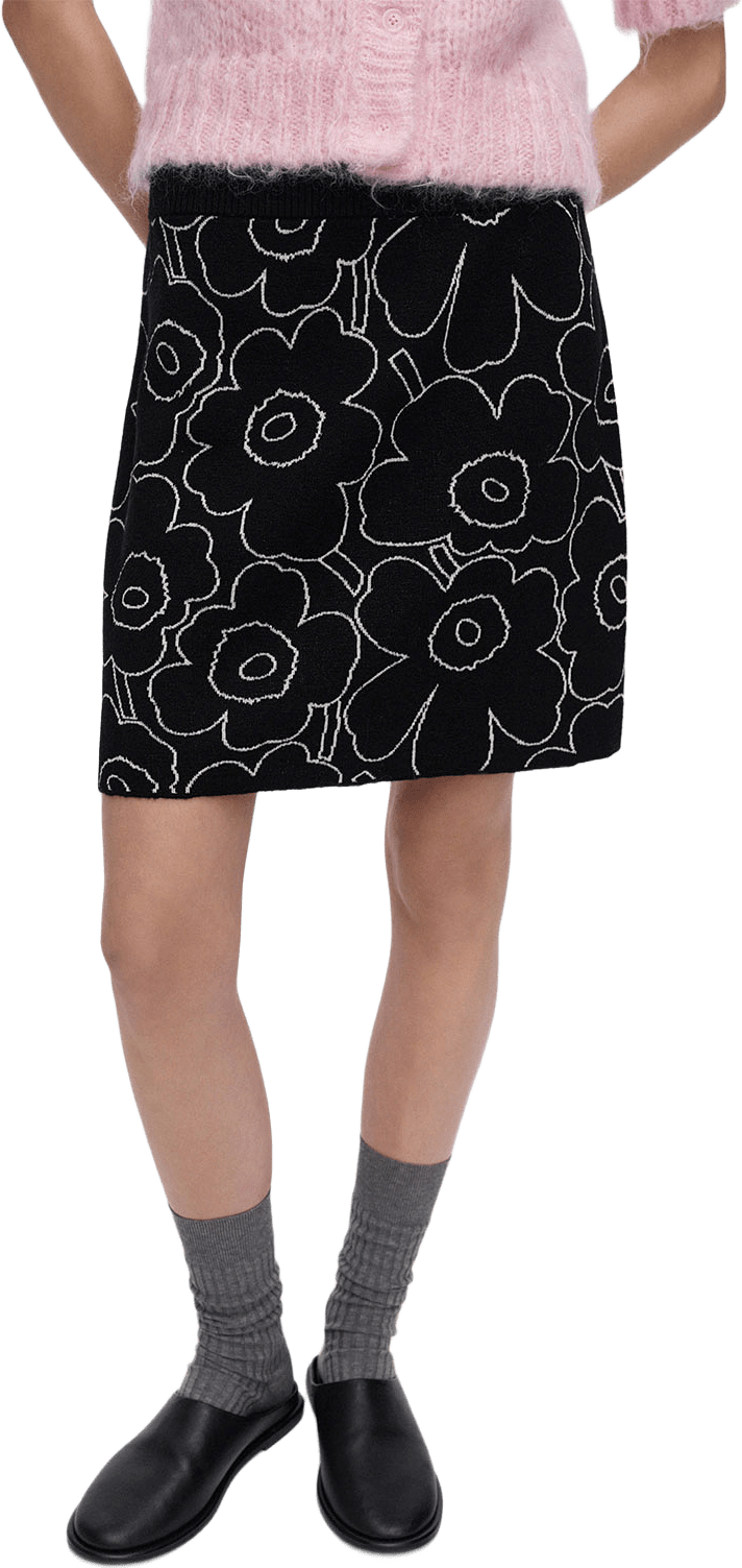Vapaus Piirto Unikko, från Marimekko, i färgen Black, Off White.