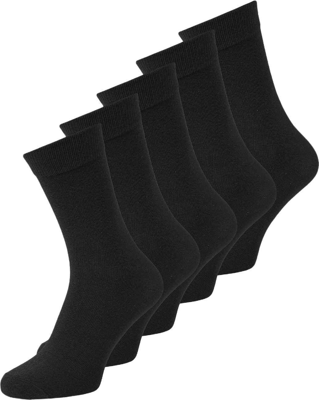 Socks 5-Pack, från Jack & Jones, i färgen Black Black - Black - Black - Black.