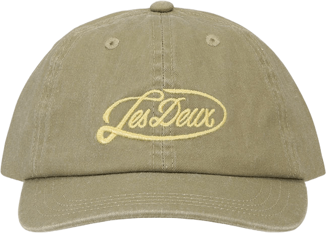 Logo Dad Cap, från LES DEUX, i färgen Laurel Oak Sand.