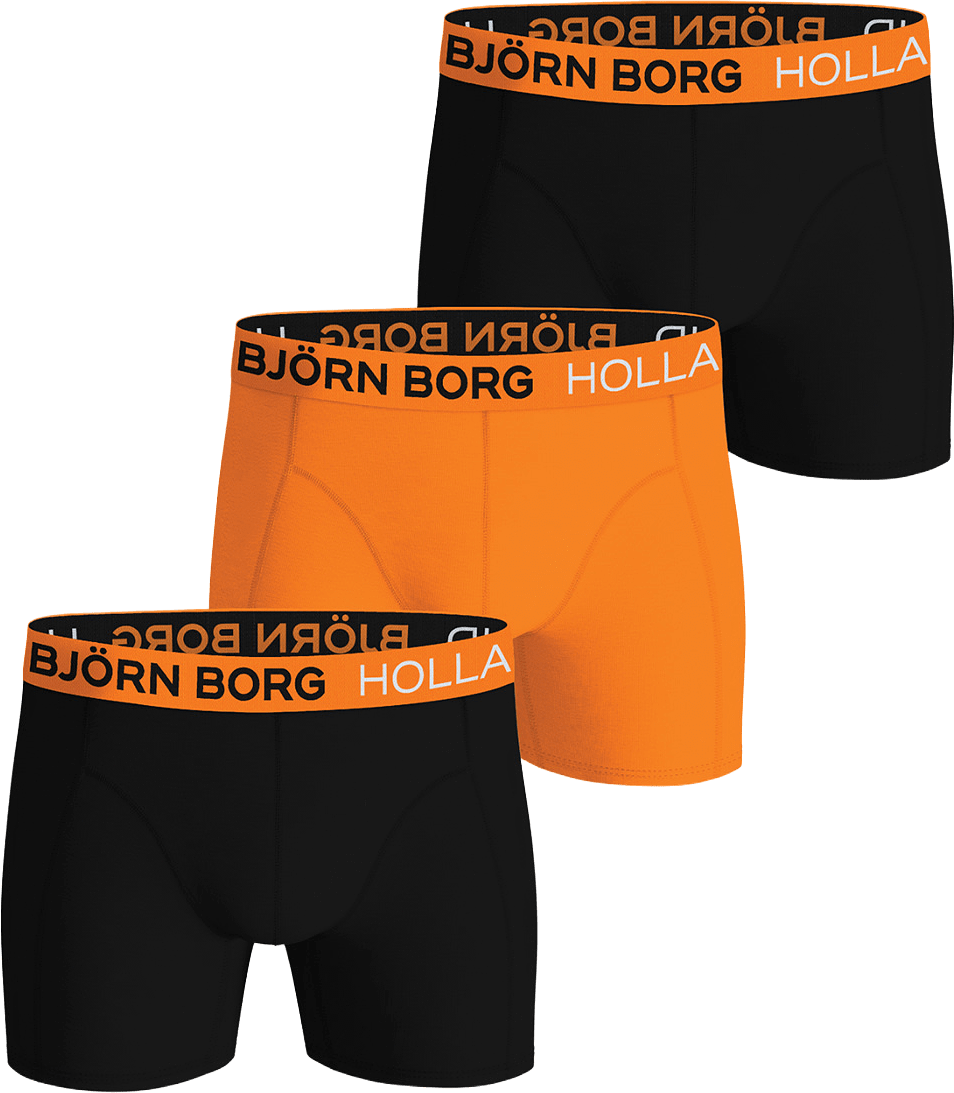 Cotton Stretch Boxer Holland 3p, från Björn Borg, i färgen Multipack 1.