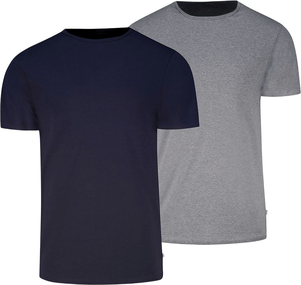Levi’s® Men's T-Shirt 2 Pack, från Levi's, i färgen Navy/Grey Melange.