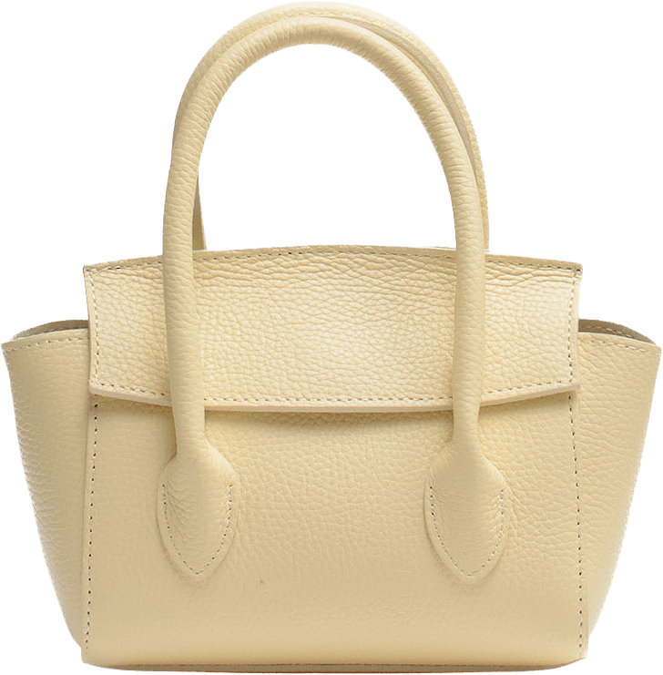 Bari handväska, från LaTalia, i färgen Pastel Yellow.