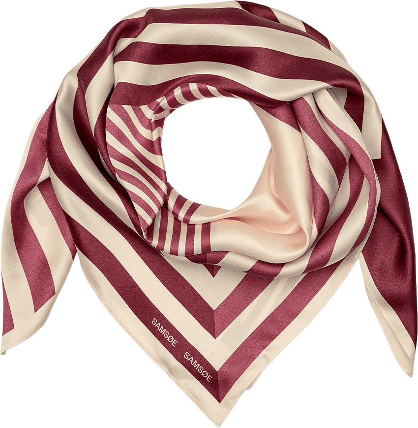 Saelli Scarf 16034, från SAMSOE SAMSOE, i färgen Zinfandel St.