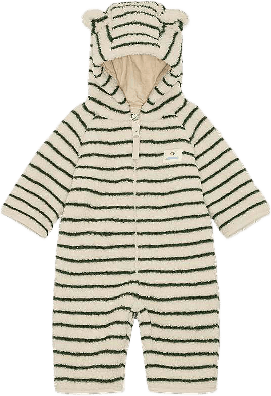 JODY TEDDY ONESIE GRS, från Konges Sløjd, i färgen Erba Stripe.