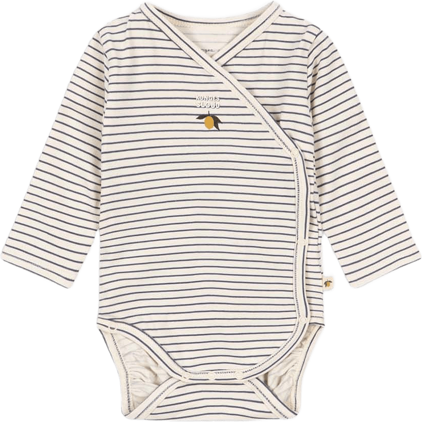 BASIC LS NEWBORN BODY, från Konges Sløjd, i färgen Stripe Como.
