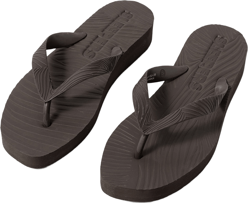 Tapered Platform Flip Flop, från Sleepers, i färgen Brown.