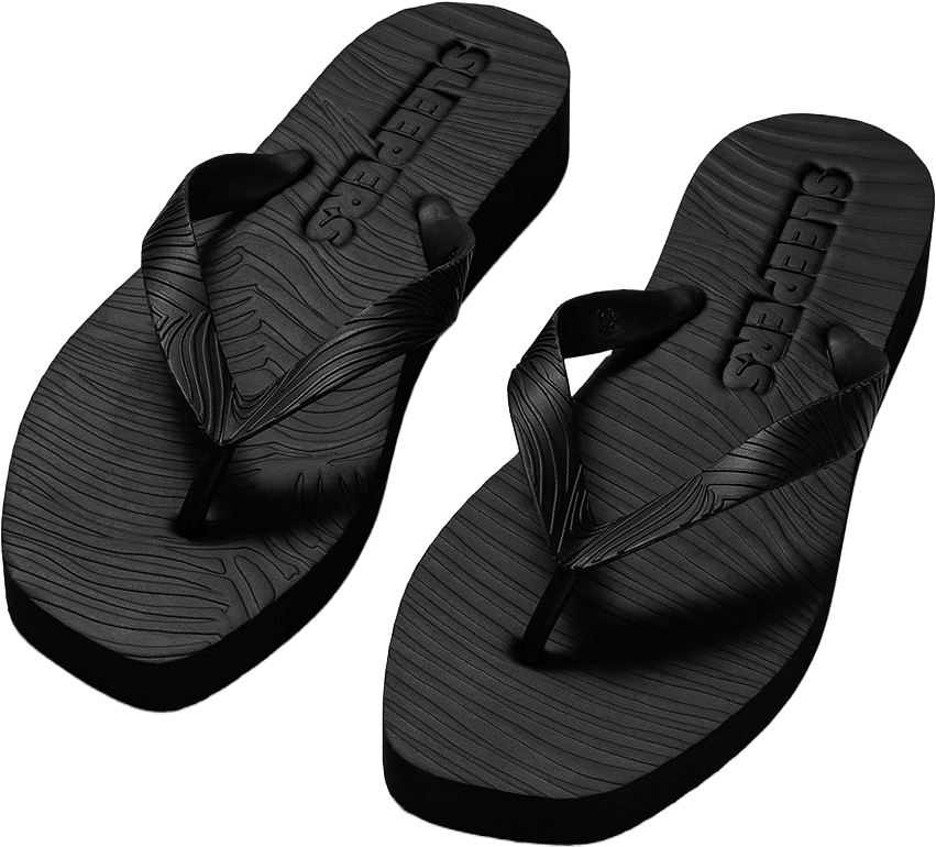 Tapered Platform Flip Flop, från Sleepers, i färgen Black.