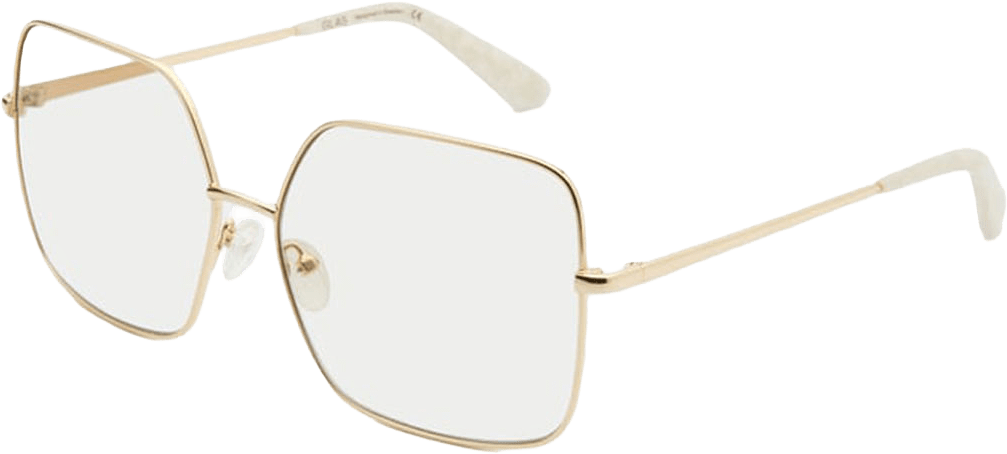 Billie Gold Tinted, från GLAS, i färgen Gold.