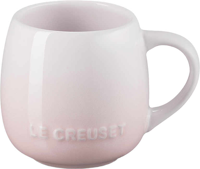 Le Creuset Coupe stengods mugg 320ml Shell Pink, från Le Creuset, i färgen Shell Pink.