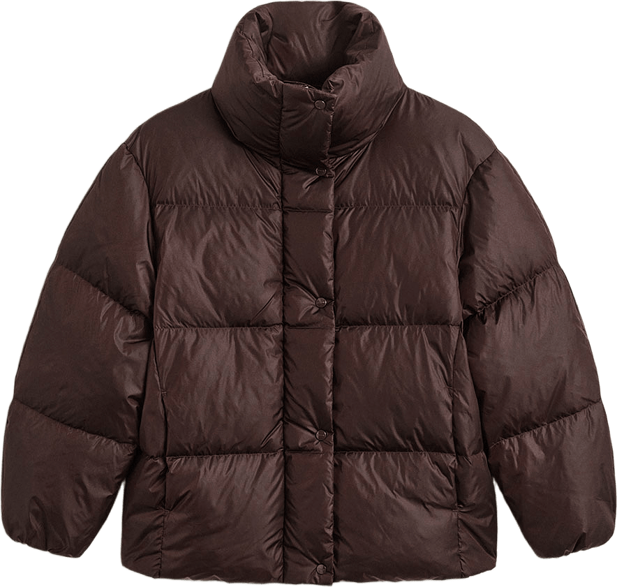 Relaxed Down Jacket, från GANT, i färgen Deep Brown.