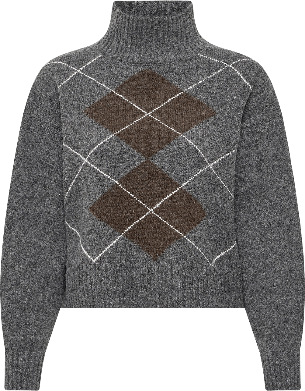 Gigi PU 4, från Fransa, i färgen Mid Gray Melange Check.