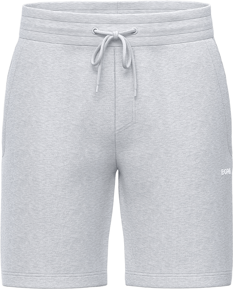 Borg Essential 4 Sweatshorts, från Björn Borg, i färgen Ultra Light Grey Melange.