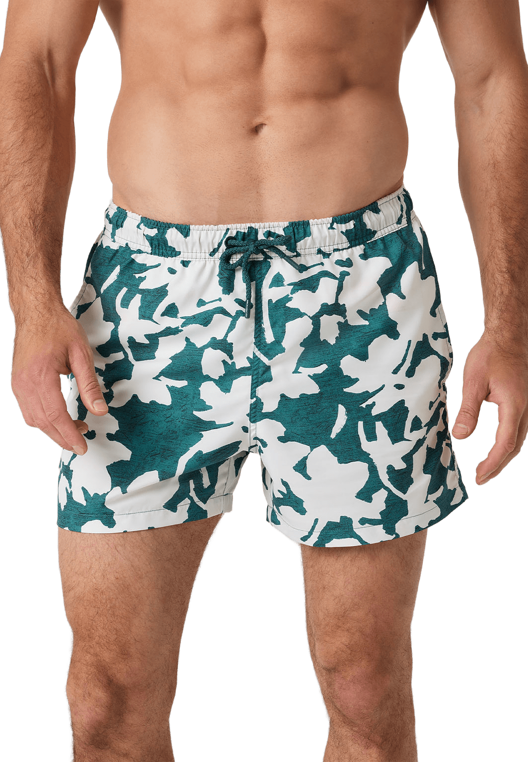 Borg Print Swim Shorts, från Björn Borg, i färgen Bb Mediterranean 1.