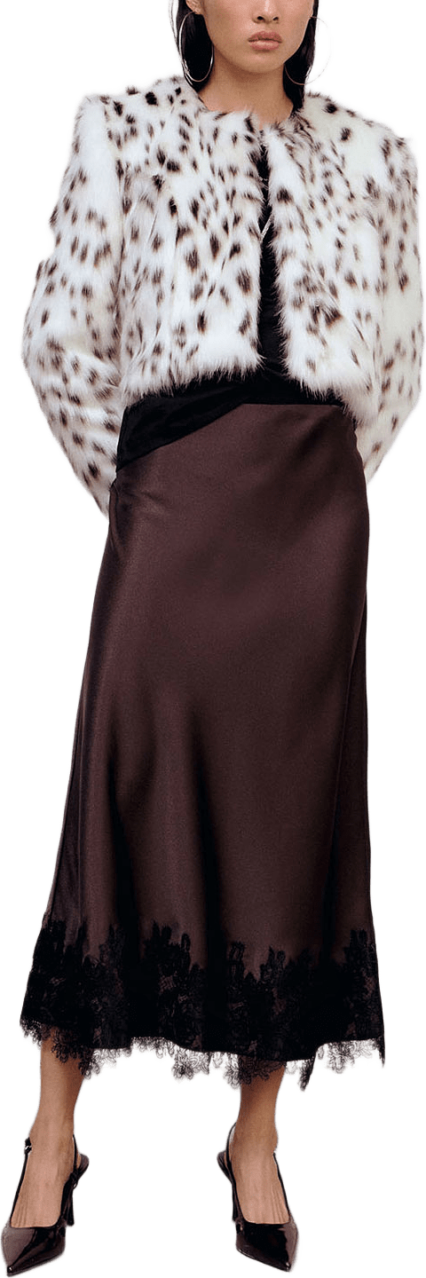 Ana Skirt, från Ida Sjöstedt, i färgen Dark Brown.