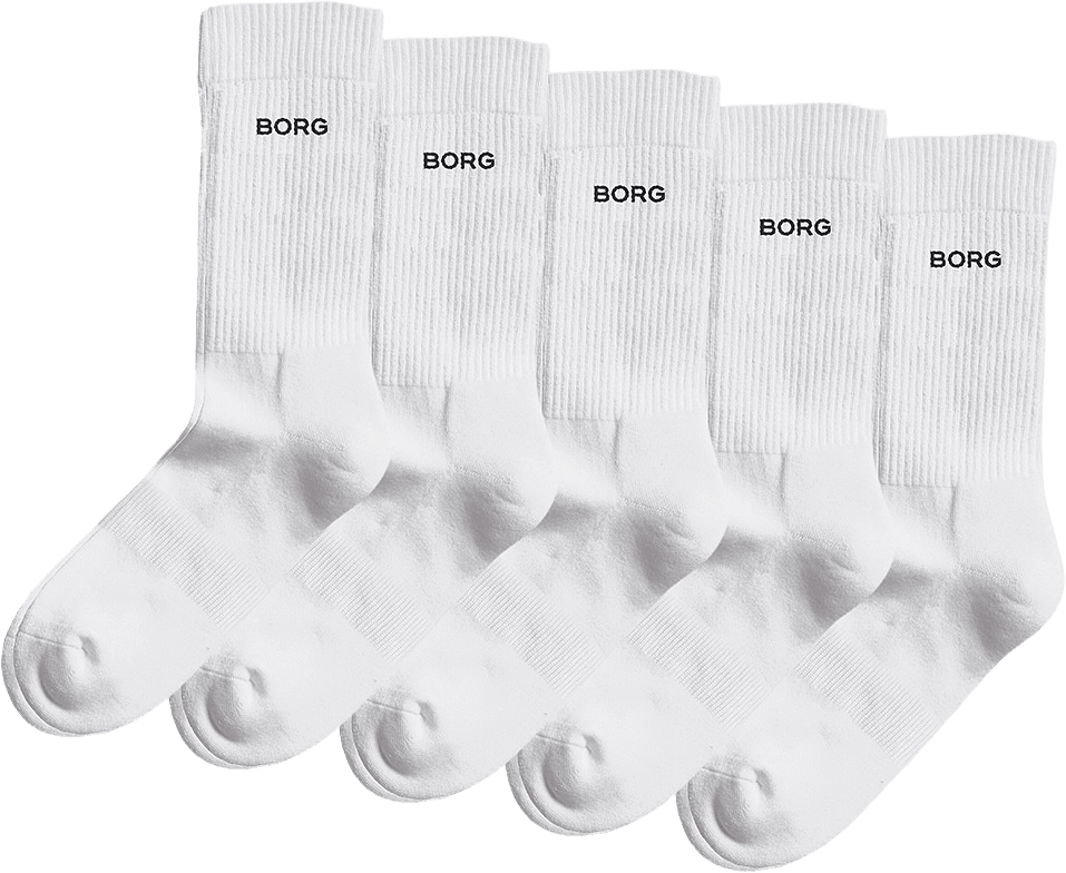 Essential Crew Sock 5-pack, från Björn Borg, i färgen Multipack 1.