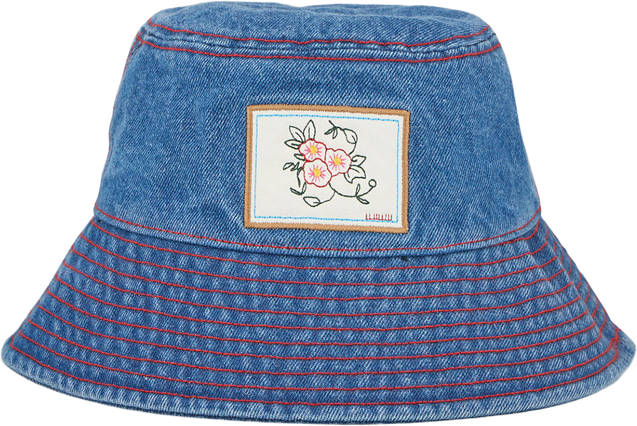 Denima Stitch Bucket Hat, från Becksöndergaard, i färgen Denim.