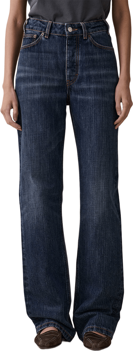 Virgo Jeans, från Jeanerica, i färgen Dark Blue Righe.