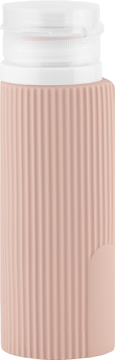 Reseflaska 100 ml, från Epic, i färgen Powderpink.
