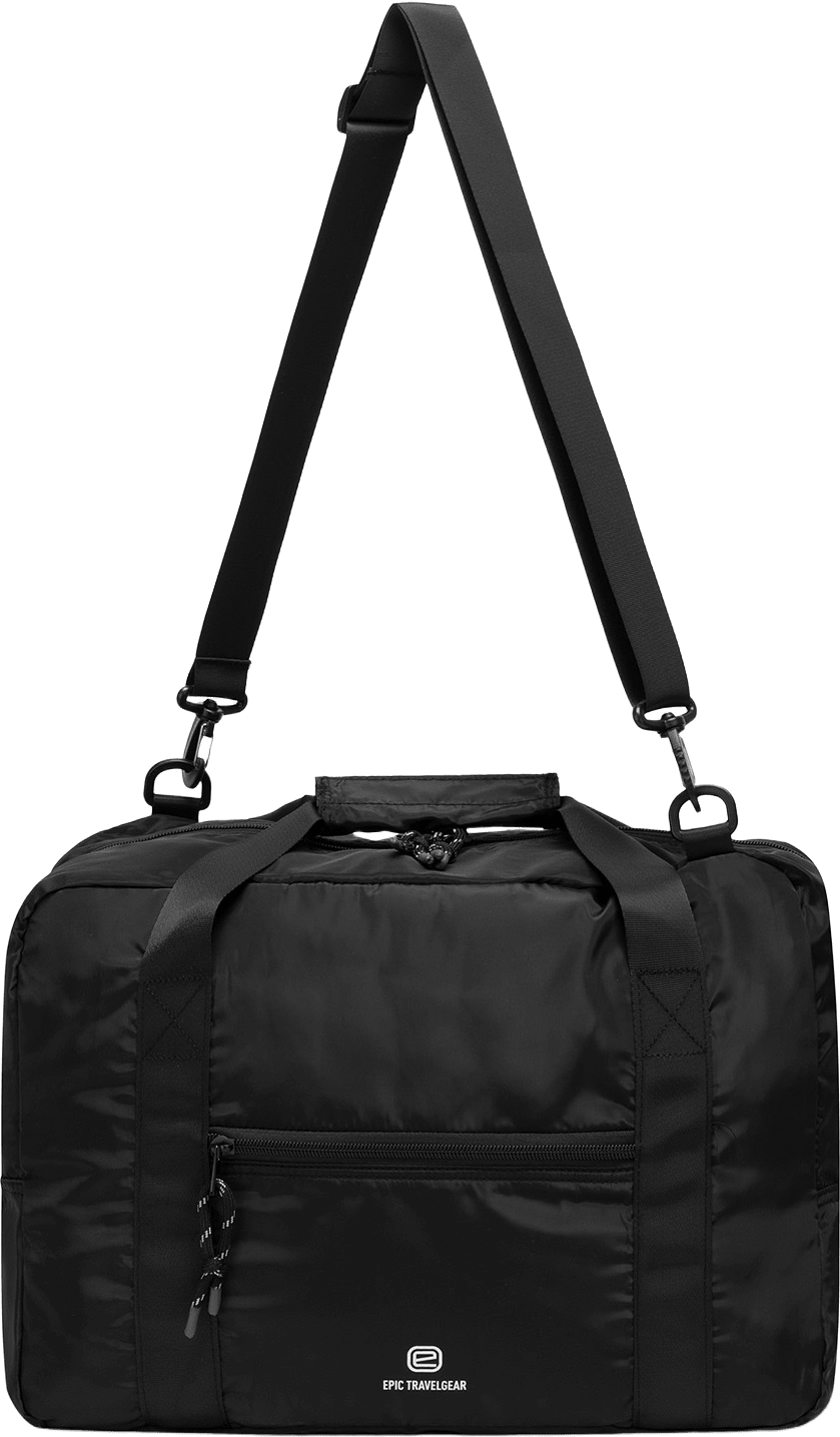 XPAK FLIGHT Foldable Duffelbag 24L, från Epic, i färgen Black.