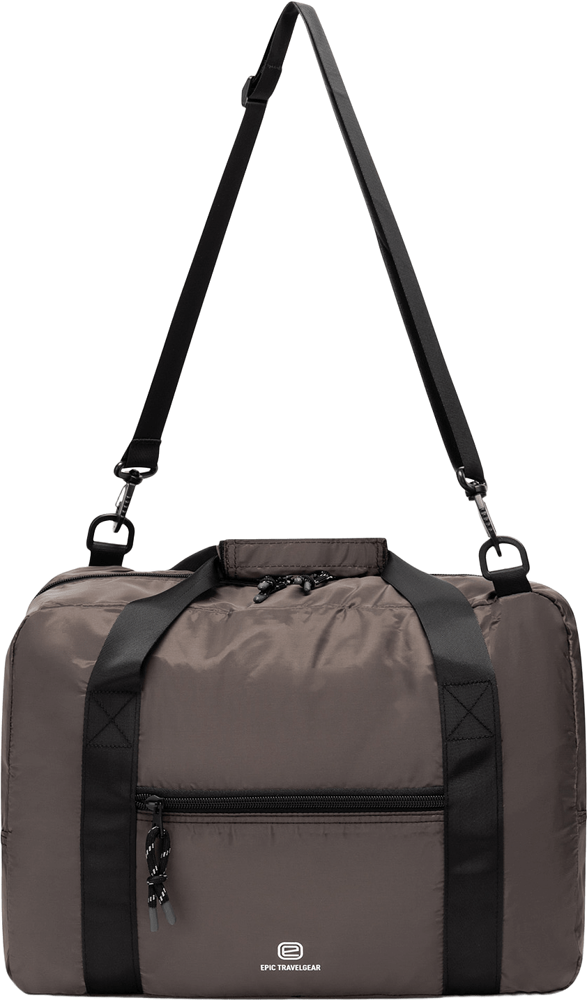 XPAK FLIGHT Foldable Duffelbag 24L, från Epic, i färgen Brown.