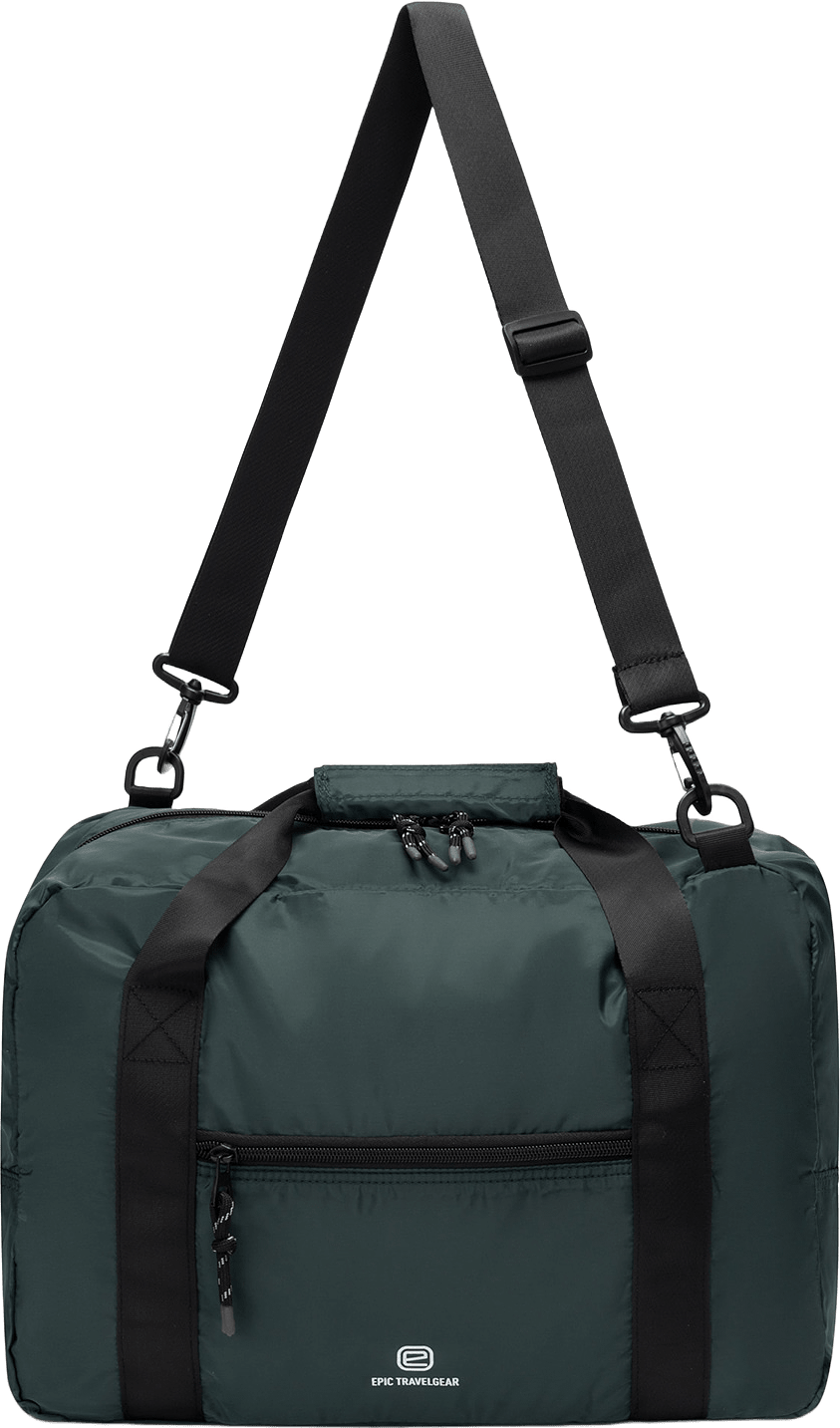 XPAK FLIGHT Foldable Duffelbag 24L, från Epic, i färgen Green.
