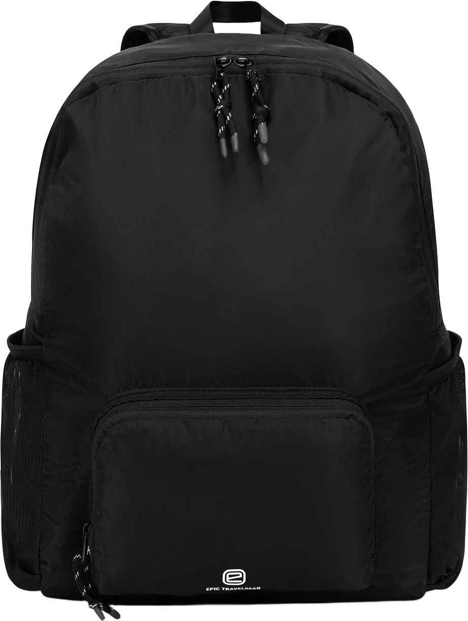 XPAK FLIGHT Foldable Backpack 20L, från Epic, i färgen Black.