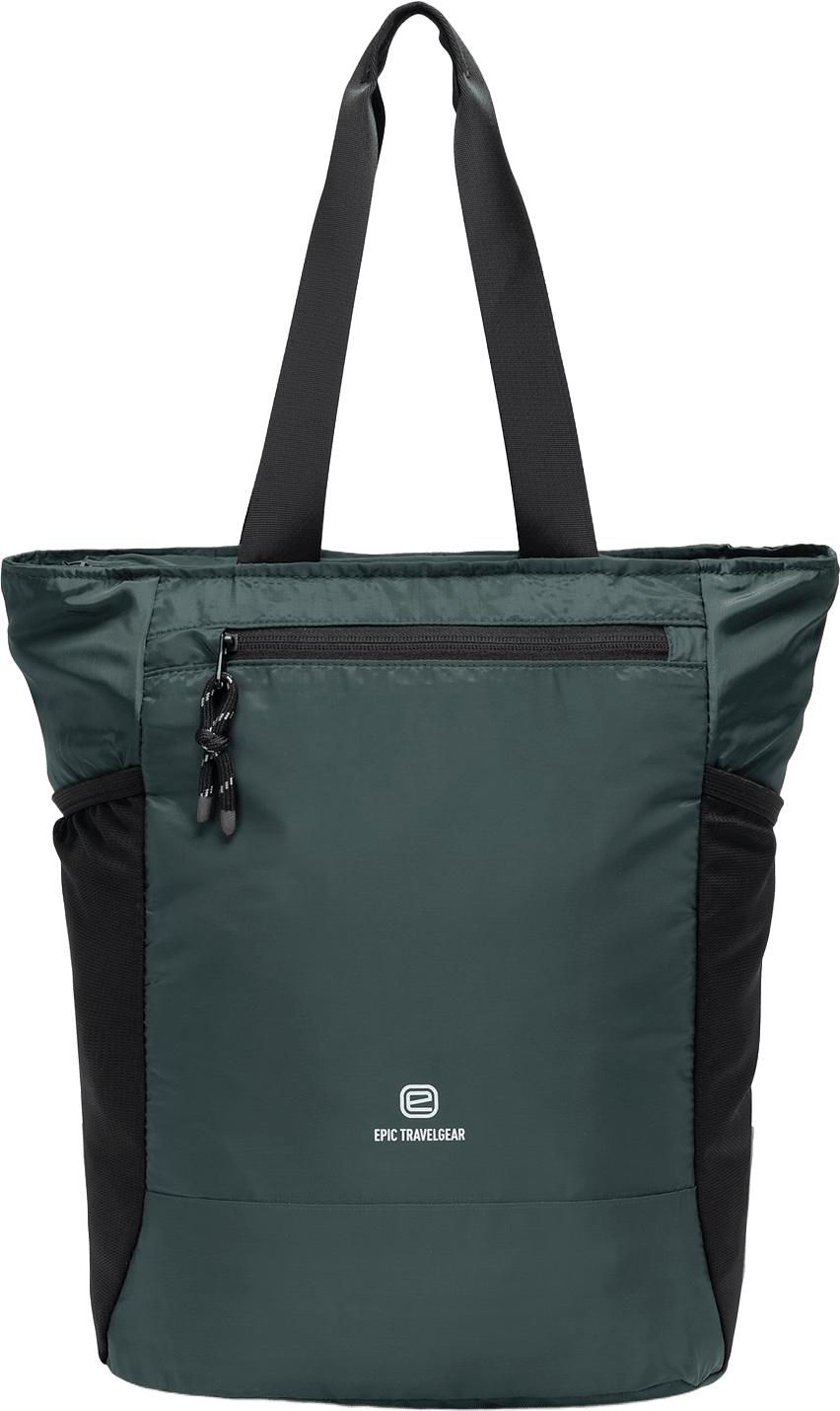 XPAK FLIGHT Foldable Tote backpack 24L, från Epic, i färgen Green.