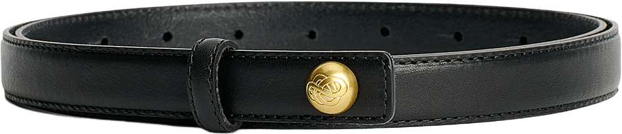 Freya Läderskärp, från By Malene Birger, i färgen Black.