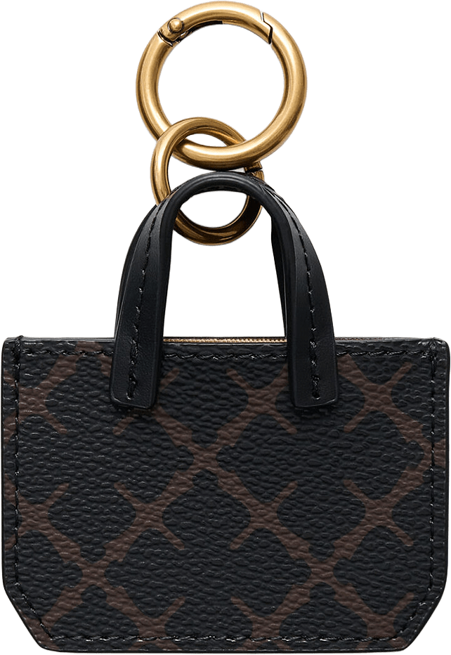 Ada Nyckelring, från By Malene Birger, i färgen Dark Chokolate.