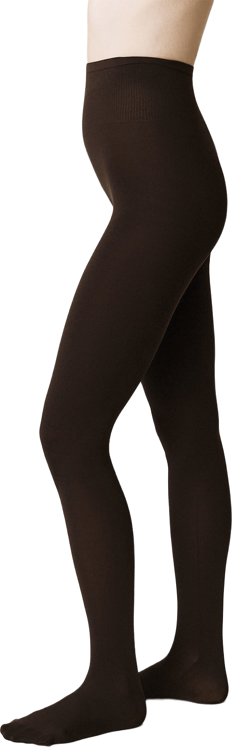 Lia Premium Tights, från Swedish Stockings, i färgen Espresso.