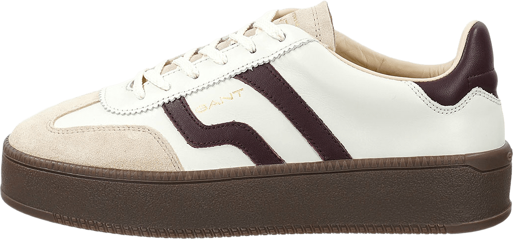 Cuzmani Sneaker, från GANT, i färgen Off White/Port Wine.