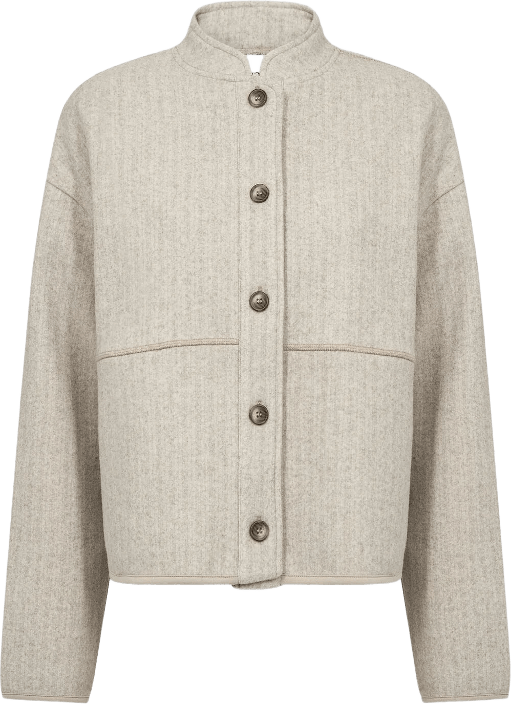 Sannie 1 Jacket, från Leveté Room, i färgen Plaza Taupe Mel.