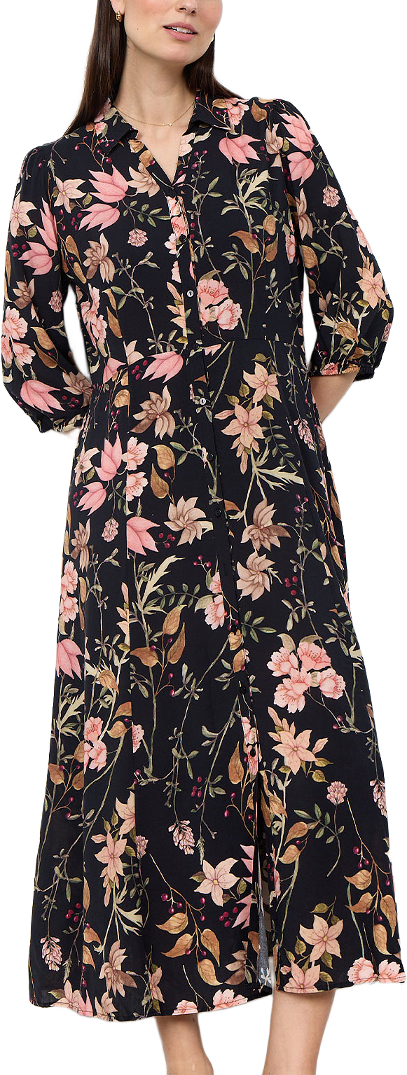 Grace 4 Dress, från Soyaconcept, i färgen Black Combi.