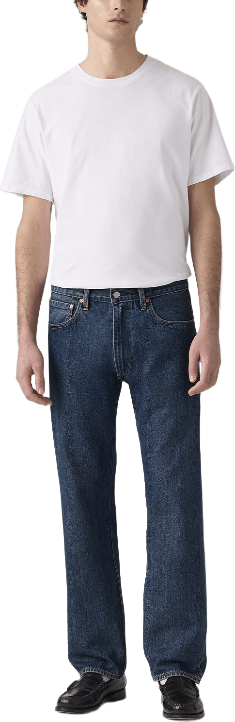 555™ Relaxed Straight Jeans, från Levis Acc, i färgen Dark Indigo - Worn In.