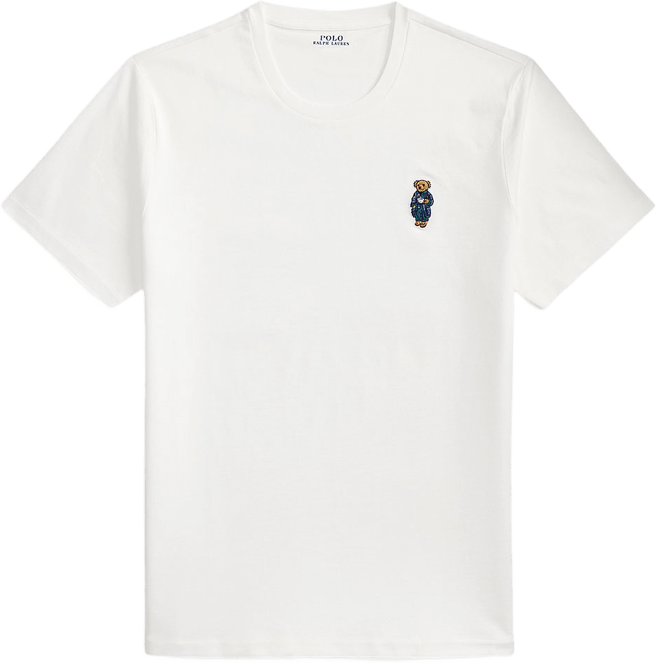 Knit T-shirt Sleep Top, från Polo Ralph Lauren, i färgen White.