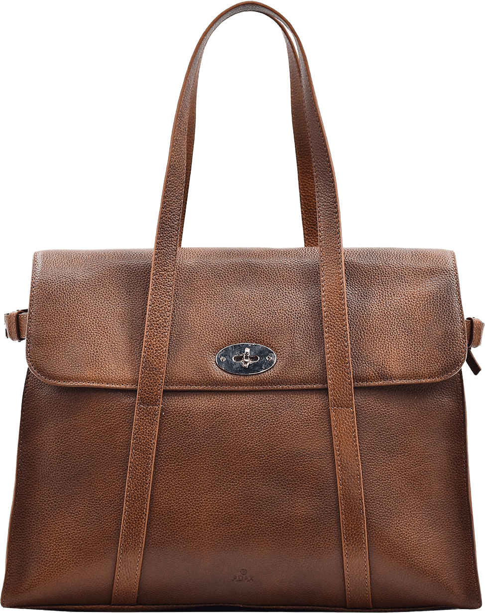 Marielle Handbag, från Adax, i färgen Caramel.