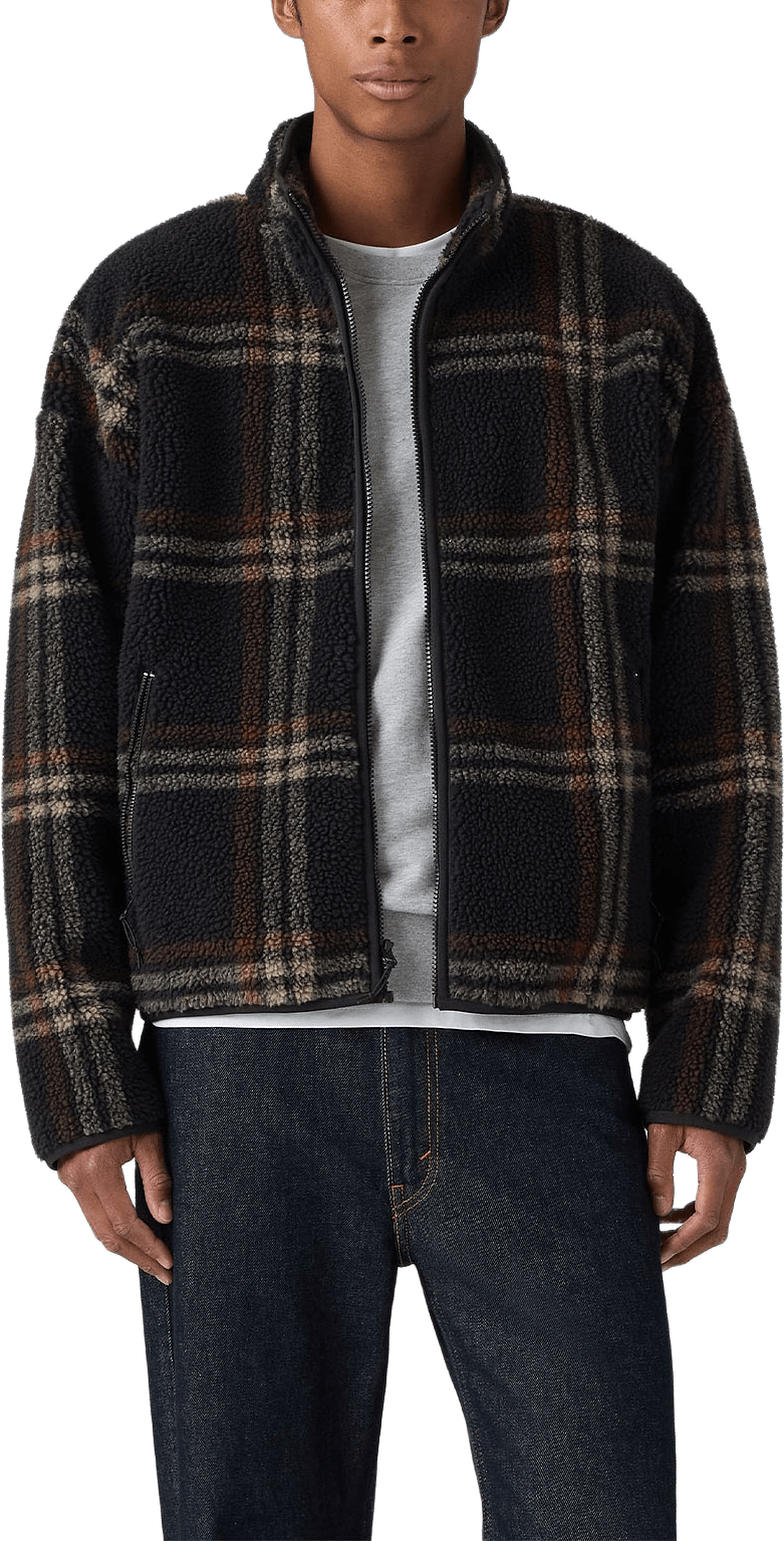 Nolan Sherpa Full-Zip Sweater, från Levi's, i färgen Browns.