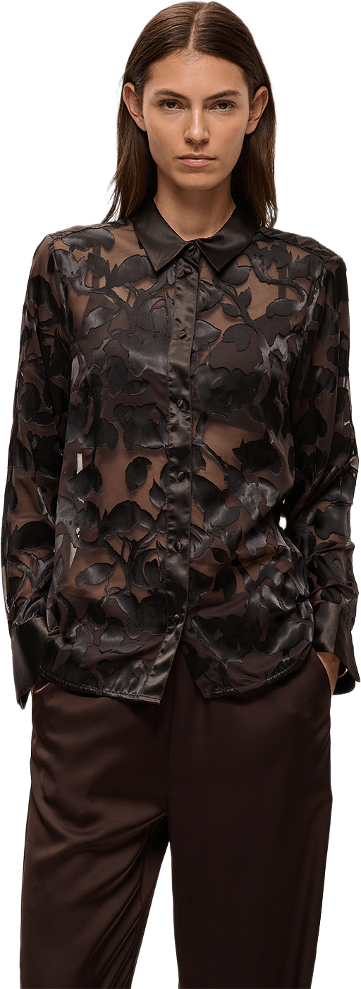 Orioniw Shirt, från Inwear, i färgen Chocolate Brown.