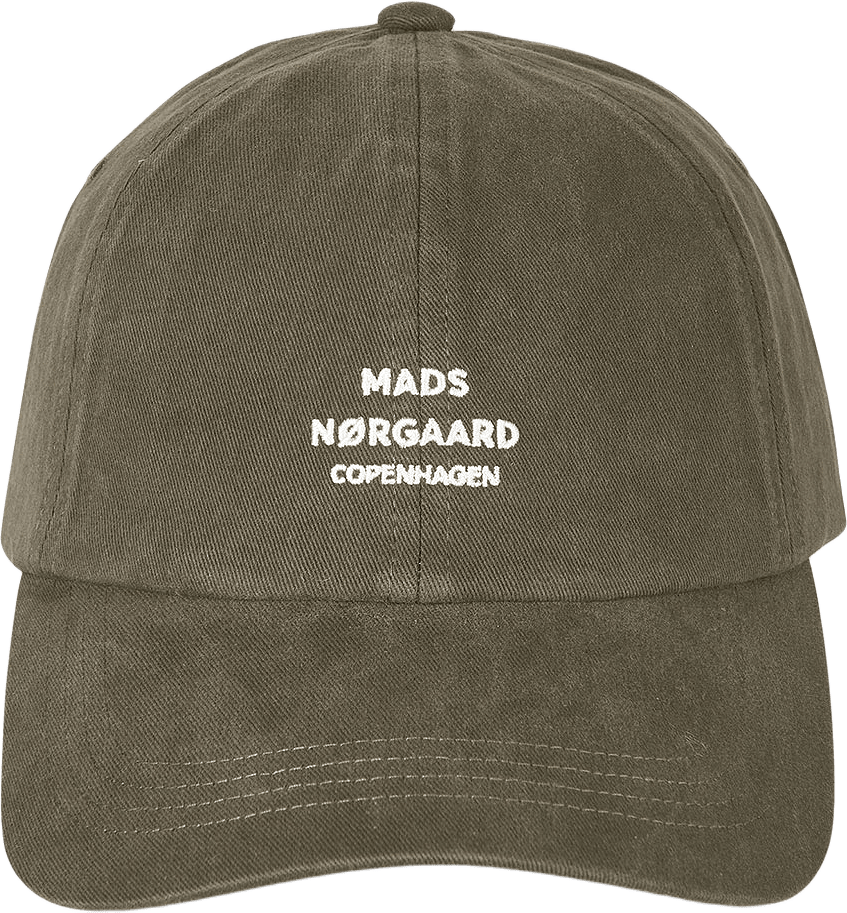 Soft Twill Cash Cap Headwear, från Mads Nørgaard, i färgen Tarmac.