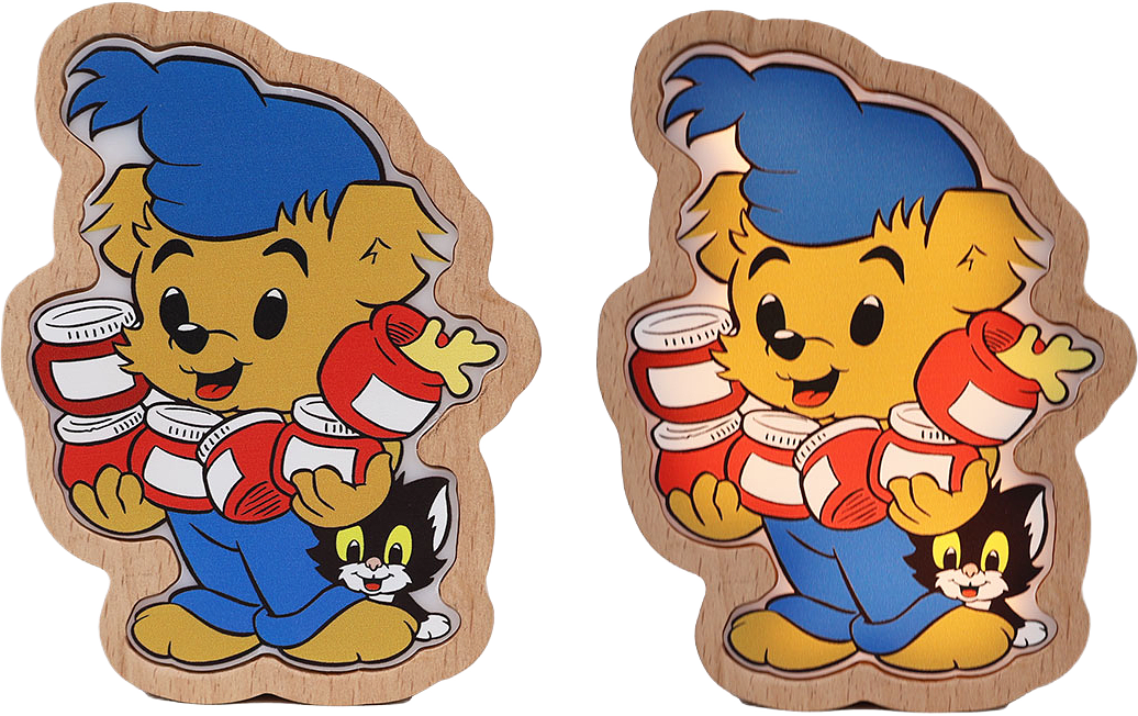Bamse nattlampa "Bamse" Bamse nattlampa "Bamse", från BAMSE, i färgen Blue.