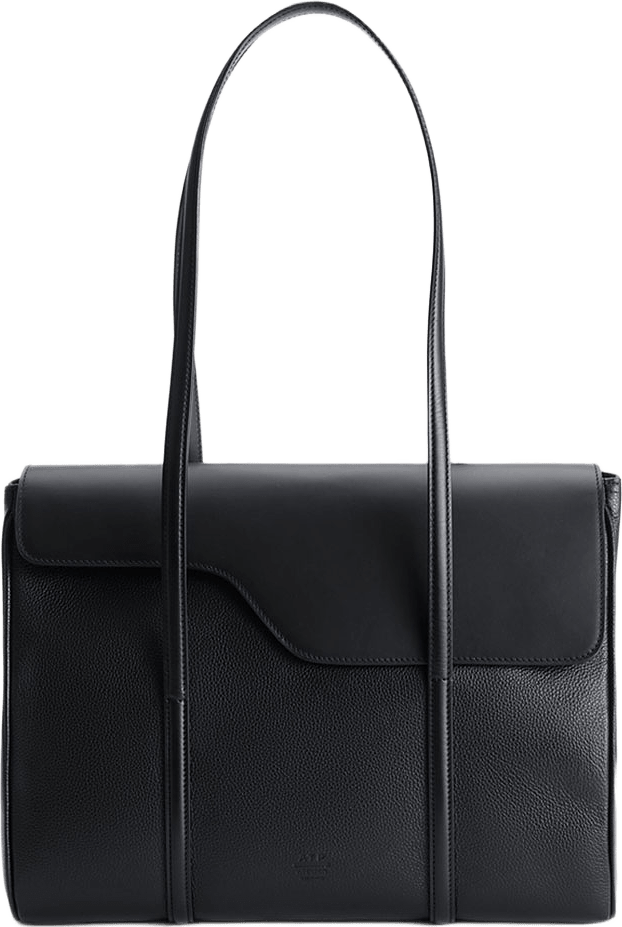Abriola Black Grained Calf Vacchetta, från ATP Atelier, i färgen Black.
