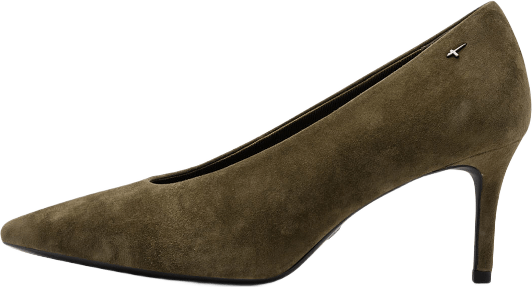Heels, från Tamaris, i färgen Olive.