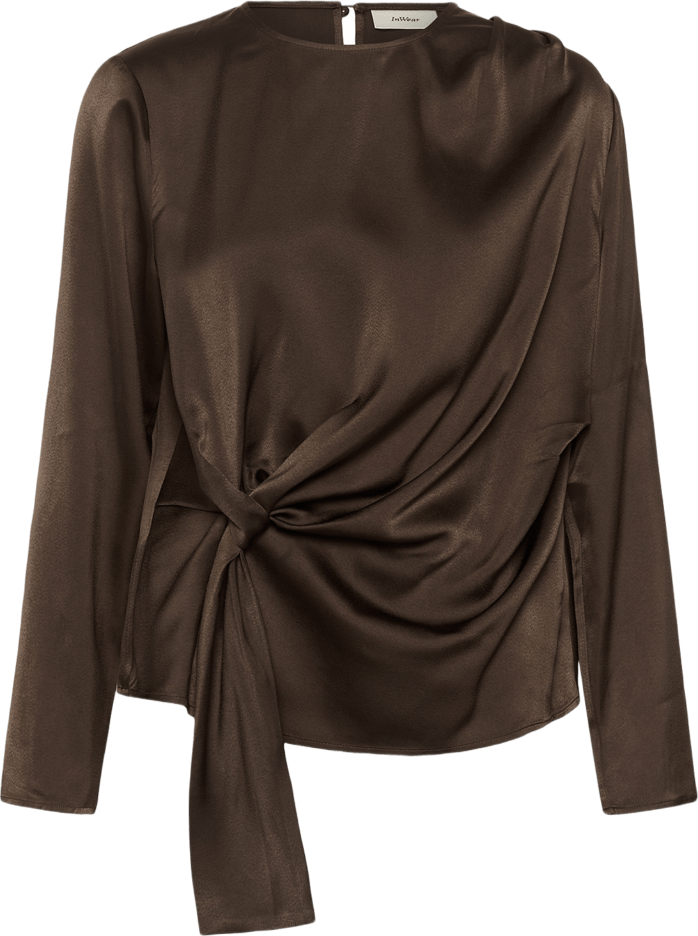 RindaIW Top, från Inwear, i färgen Chocolate Brown.