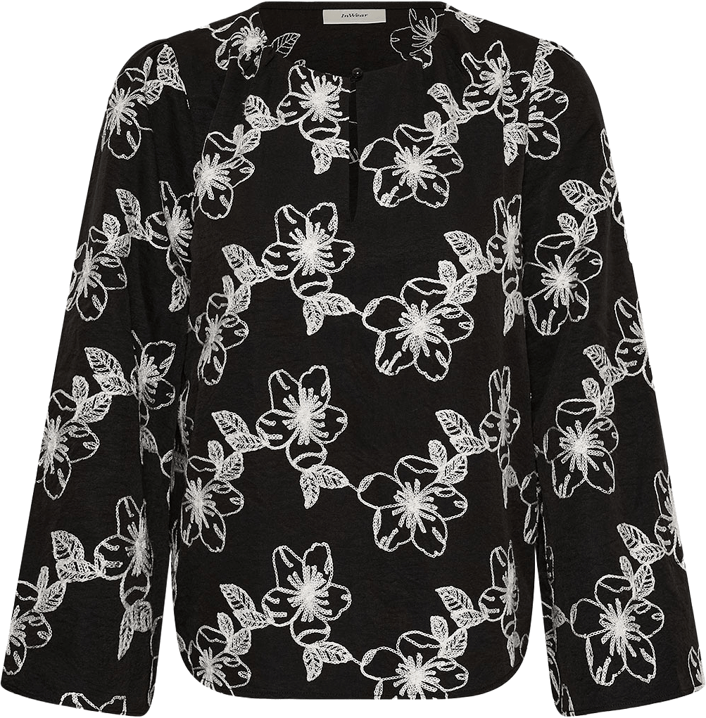 SPLEANIW BLOUSE, från Inwear, i färgen Black.