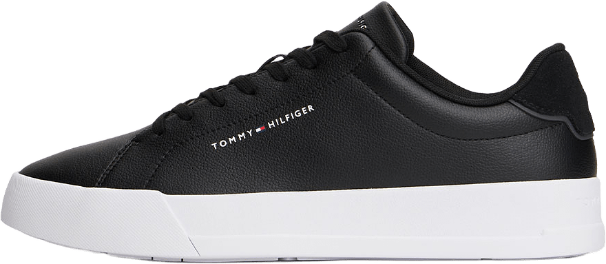 Court Core Sneaker, från Tommy Hilfiger, i färgen Black.