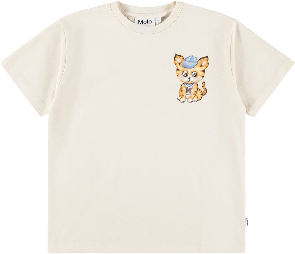 Riley T-shirt, från Molo, i färgen Curious Tiger.