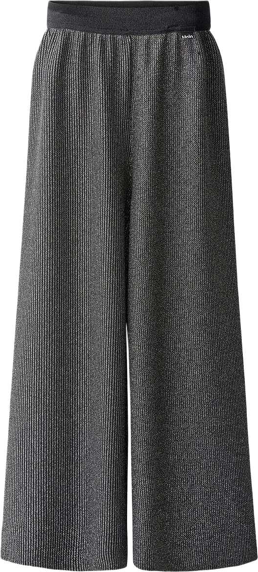 Alenna pants, från Molo, i färgen Silver Black.