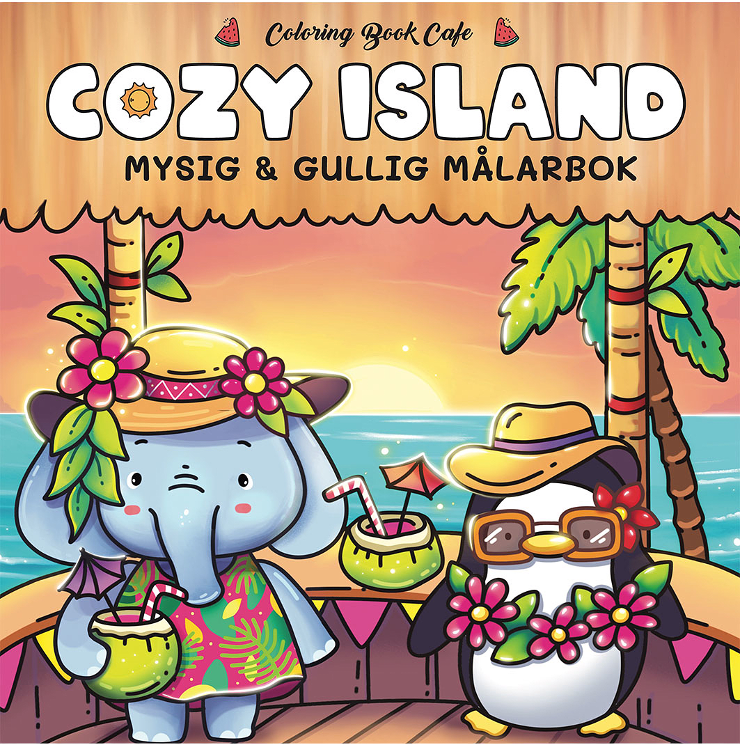 Målarbok: Cozy Islands, från Cozy.