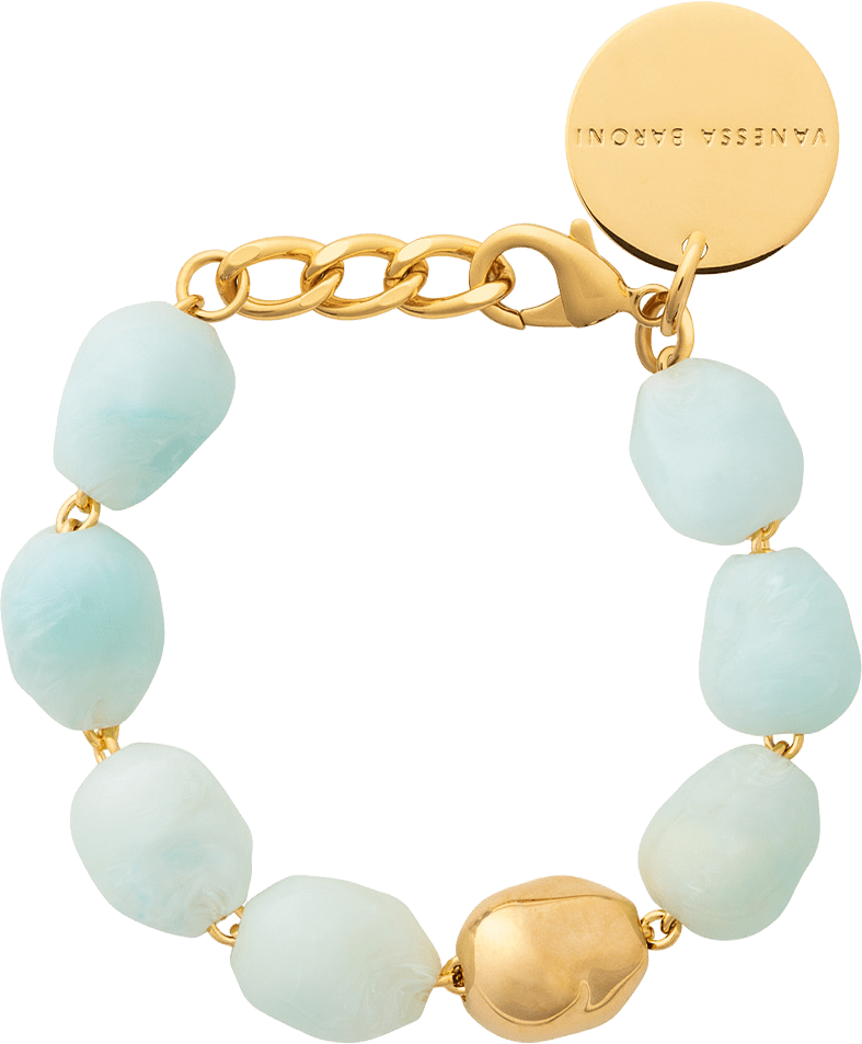 Organic Pearl Bracelet, från Vanessa Baroni, i färgen Cloud Marble.