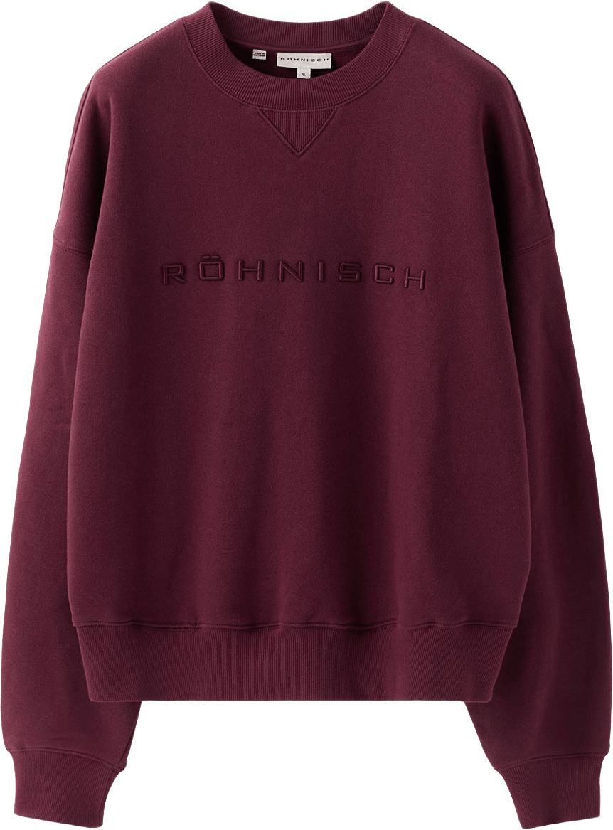 Rohnisch Sweatshirt, från Röhnisch, i färgen Winetasting.